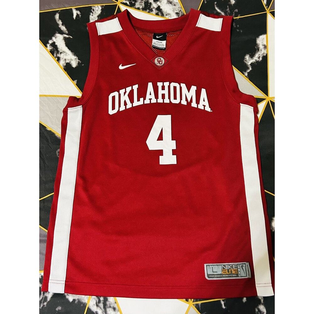 Nike Universes of Oklahoma Basketball Jersey #4 Authentic Youth Size L 16/18